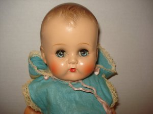 This picture is from the Etsy page - the doll was sold. This is exactly how I remember my Betsy Wetsy, pre-tragedy